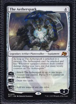 The Aetherspark #0231 - Mythic Rare- MTG: Aetherdrift - NM - Image 1