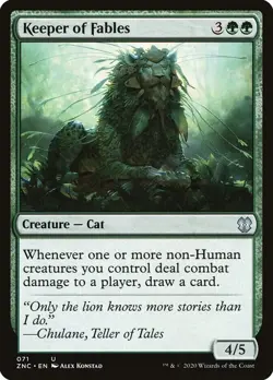 MTG Keeper of Fables - Commander: Zendikar Rising (ZNC) LP #71 - Image 1