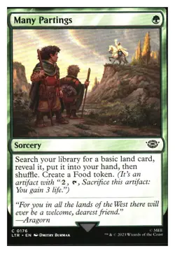Many Partings The Lord of the Rings MTG - NM+ *Mythic Relics* - Image 1