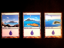 MTG ARCHENEMY COLLECTOR SET - NM / LP - BASIC LANDS 1X EACH ART - ARCCS - Image 3