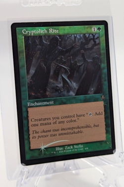 MtG - Cryptolith Rite (Retro Frame) - Innistrad Remastered (Foil 408) - Image 1