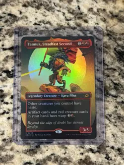 Tannuk, Steadfast Second (Borderless FOIL) #296 - Edge of Eternities NM ENG - Image 1