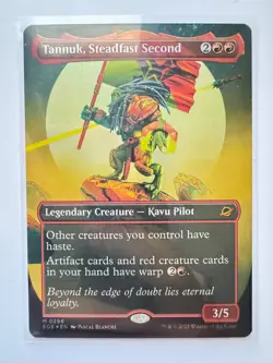 Tannuk, Steadfast Second (Borderless FOIL) #296 - Edge of Eternities NM ENG - Image 1