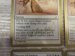 4x Decree of Justice - World Championship Deck WCD - NM/EX - English - MTG - Image 2