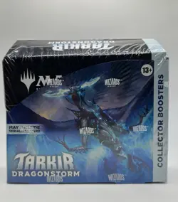 MTG Tarkir Dragonstorm Collector Booster Box Sealed English Magic The Gathering - Image 1
