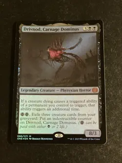 MTG - NM - FOIL - Drivnod, Carnage Dominus - Phyrexia : All Will Be One - Image 1