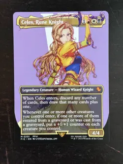 MTG Final Fantasy English Celes, Rune Knight Borderless 0201 Non-Foil - Image 1