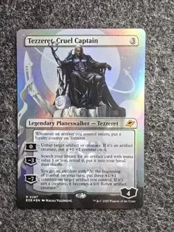 Tezzeret Cruel Captain Magic The Gathering MTG Borderless Foil Mythic EOE 0287 - Image 1