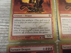 4x Furnace Dragon - World Championship Deck WCD - NM/EX - English - MTG - Image 2