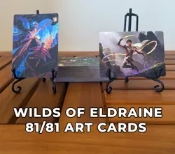 Complete Set - Wilds of Eldraine Art Card Series (No Stamp) | MTG WOE 81 Cards - Image 1