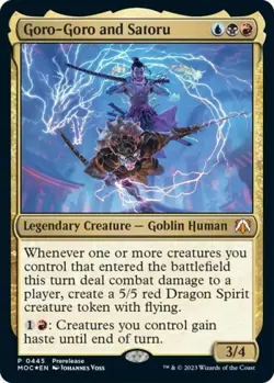 Goro-Goro and Satoru - Light Play MTG Promos: Prerelease Cards - Image 1