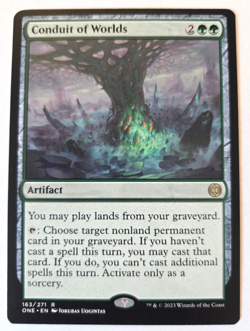 Conduit of Worlds Phyrexia: All Will Be One Regular MTG Magic the Gathering NM - Image 1