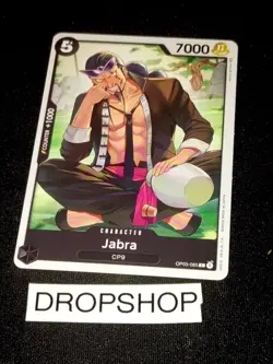 CARTE ONE PIECE ANGLAISE OP03-085 JABRA MINT OP03 ENGLISH CARD - Image 1