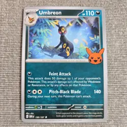 Umbreon 130/197 Trick or Trade Halloween Non Holo Pokemon Card Uncommon NM - Image 1