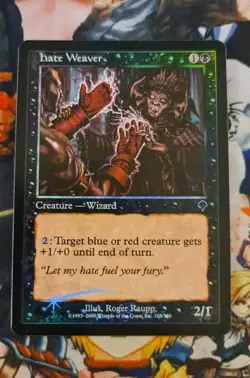 MTG Hate Weaver 🇬🇧 Foil Nm Magic the Gathering Mtg Invasion Black Og Card - Image 1
