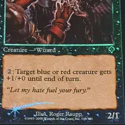 MTG Hate Weaver 🇬🇧 Foil Nm Magic the Gathering Mtg Invasion Black Og Card - Image 3