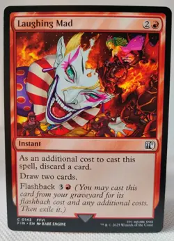 Magic MTG - Laughing Mad - Final Fantasy - NMINT #0143 - Image 1