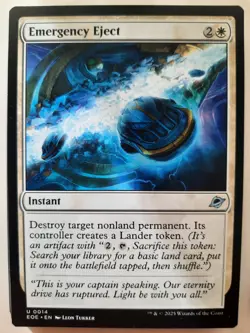 Emergency Eject #0014 Edge of Eternities MTG Magic NM X 2 Copies - Image 1