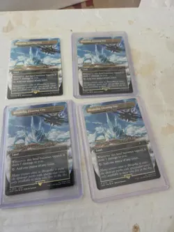 Final Fantasy Bhujerba, Floating City City of Brass MTG NM Non Foil Winner X 4 - Image 2