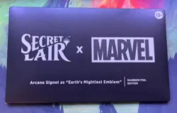 MTG Secret Lair x Marvel Arcane Signet Rainbow Foil Edition - SEALED Mint - Image 1