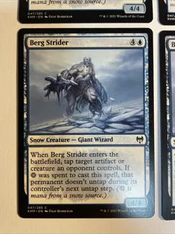 4x Mtg Kaldheim Berg Strider NM/M Magic Karte Magic The Gathering - Image 2