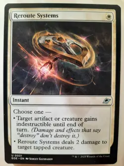 Reroute Systems #0031 Edge of Eternities MTG Magic NM X 2 Copies - Image 2