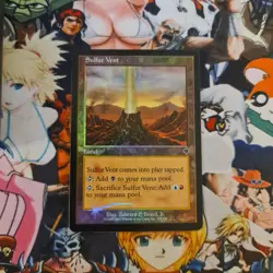 MTG Sulfur Vent 🇬🇧 Foil Nm Magic the Gathering Invasion 2000 Og Card Land - Image 2