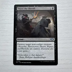 1X Shoot the Sheriff 106 Regular - MTG OTJ - M/NM Unplayed - Image 1
