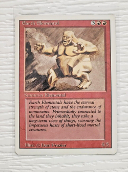 1994 MTG Earth Elemental Revised 3rd Edition Vintage Magic The Gathering Card - Image 3