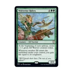 WOTC MtG Commander: Kaldheim Wolverine Riders (R) NM - Image 1