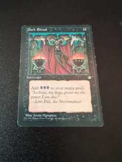 MTG Dark Ritual Ice Age Regular Common Magic The Gathering MP - Image 1