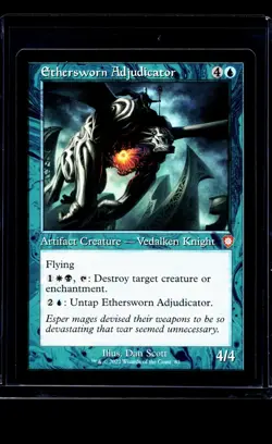 MTG Magic The Gathering BRC The Brothers War Commander 83 Ethersworn Adjudicator - Image 1