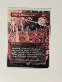 Weapons Manufacturing (Non-foil) [Borderless] Edge of Eternities 0311 Rare MTG - Image 1