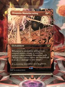 Weapons Manufacturing (Non-foil) [Borderless] Edge of Eternities 0311 Rare MTG - Image 1