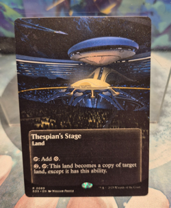 89 Thespian's Stage POSTER STELLAR SIGHTS BORDERLESS Edge of Eternities MTG Card - Image 1