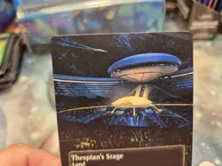 89 Thespian's Stage POSTER STELLAR SIGHTS BORDERLESS Edge of Eternities MTG Card - Image 2