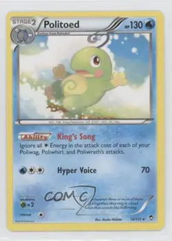 Politoed Pokemon XY Furious Fists #18 12pv - Image 1