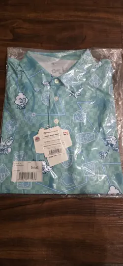 2025 Pokemon World Championships Rey Spooner Aloha Polo Shirt S Small - Image 1