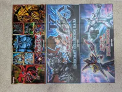 YuGiOh! 3 x Game Boards Double Sided Legendary Collection Kaiba Duel Power - Image 1