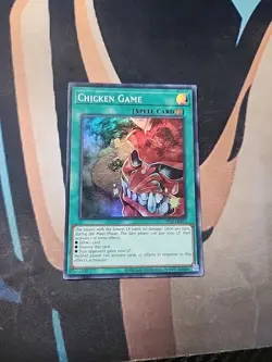 Chicken Game Super Rare OP26-EN010 NM Yugioh - Image 1