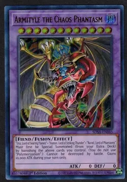 Yugioh Armityle the Chaos Phantasm SDSA-EN045 Ultra Rare 1st Ed - VLP - Image 1