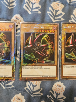 Dark Magician x3 Arkana (PLATINUM SECRET RARE) RA04-EN106 Yugioh NM - Image 3