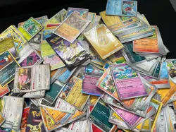 Pokemon Card Collection In Tin About 1000 Cards Random Assorted Years 4.5lbs - Image 4