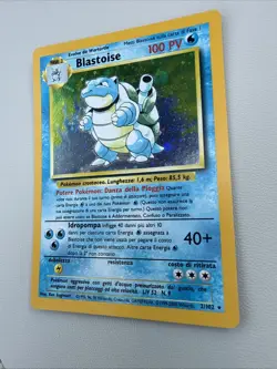 Blastoise - 2/130 - Pokemon Base Set 2 Holo Rare Card WOTC MP ITALIAN CARD - Image 2