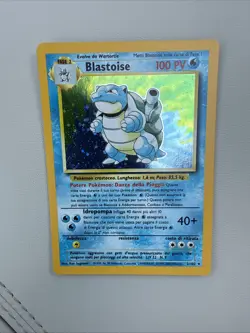 Blastoise - 2/130 - Pokemon Base Set 2 Holo Rare Card WOTC MP ITALIAN CARD - Image 3