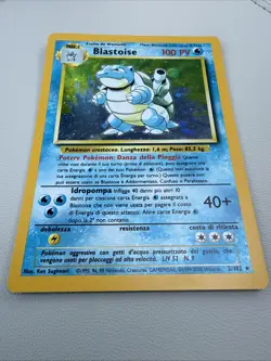 Blastoise - 2/130 - Pokemon Base Set 2 Holo Rare Card WOTC MP ITALIAN CARD - Image 5