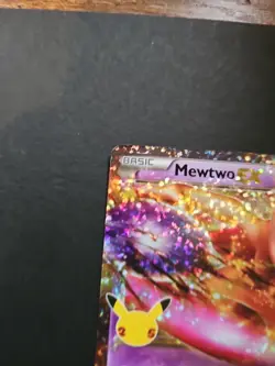 Pokemon Mewtwo EX 54/99 Celebrations 25th Anniversary TCG Card - Image 4