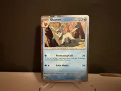 2025 Pokemon Glaceon 171 Prismatic Evolutions Black Star Promo Cosmos Card NM+ - Image 1