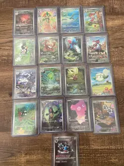 Pokemon Japanese Black Bolt & White Flare Lot (IRs/Master Ball) (26 cards) - Image 1