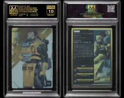 APEX LEGENDS CAUSTIC #07 BANDAI WAFER CARD MANA 10 GEM MINT PSA 10 BGS -AI- - Image 1